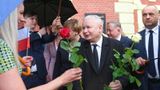 Jarosław Kaczyński w Starogradzie Gdańskim. fot. PAP/Adam Warżawa