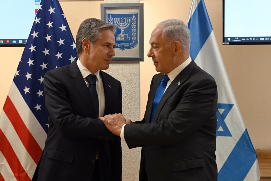 Benjamin Netanjahu (P) Fot. PAP/EPA/GPO/CHAIM CHAIM HANDOUT