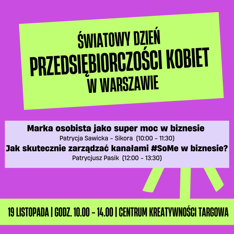 Światowy Dzień przedsiębiorczości Kobiet w Warszawie