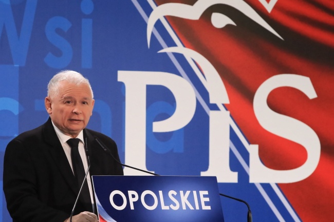 Prezes PiS Jarosław Kaczyński. Fot. PAP/Krzysztof Świderski