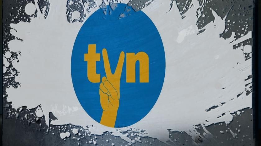 Logo solidarnych z TVN, stworzone przez Andrzeja Pągowskiego.