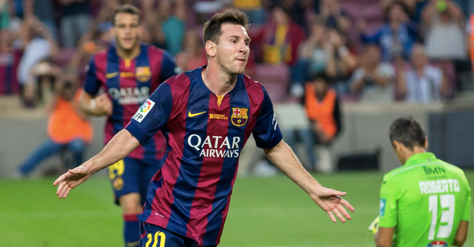 (Leo Messi w Barcelonie. Fot. commons.wikimedia.org)