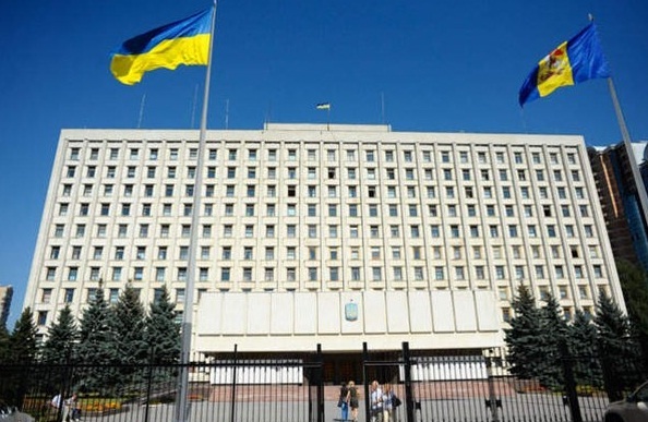 Budynek Administracji Obwodu Kijowskiego, siedziba Centralnej Komisji Wyborczej (zdjęcie wykonano za rządów Janukowicza)