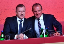 Cezary Kulesza (po lewej) i Marek Koźmiński. fot. PAP/Piotr Nowak