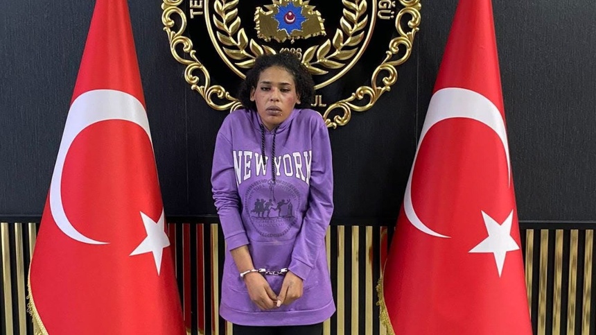 Aresztowana kobieta przyznała się do zamachu, fot. ISTANBUL POLICE DEPARTMENT HANDO