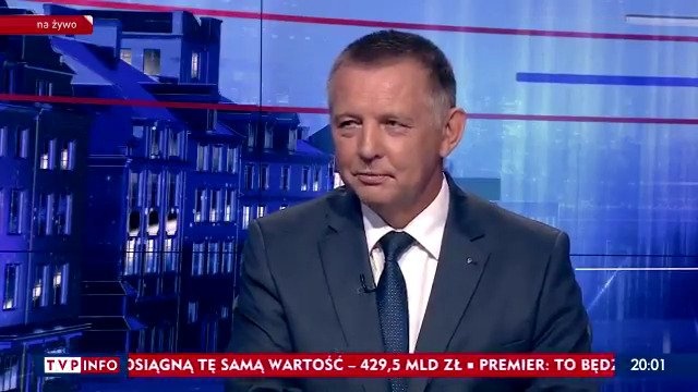 Marian Banaś kontratakuje. Fot. TVP