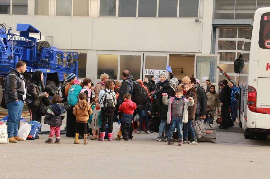 Uchodźcy na terenie Niemiec, fot. Flickr/JouWatch