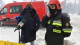 Strażacy opanowali groźny pożar w krakowskim archiwum. Fot. PAP/Łukasz Gągulski