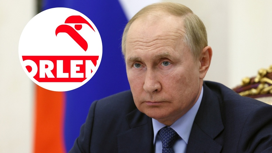 Dekret Putina uderzy w intersy Orlenu?, fot. PAP/EPA/Canva