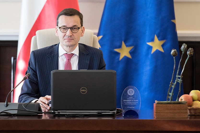 Premier Mateusz Morawiecki na razie pozostanie na stanowisku. Fot. Flickr/KPRM