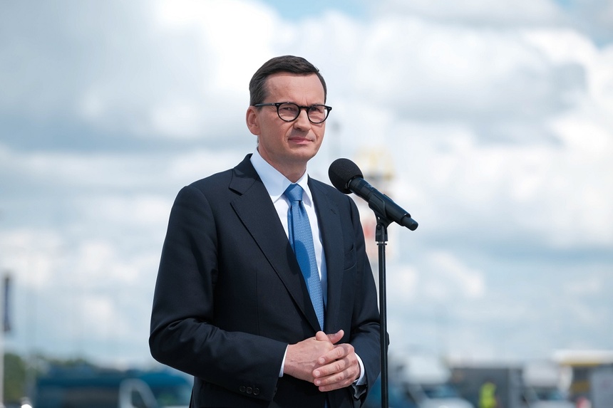 Premier Mateusz Morawiecki. Fot. PAP/Mateusz Marek