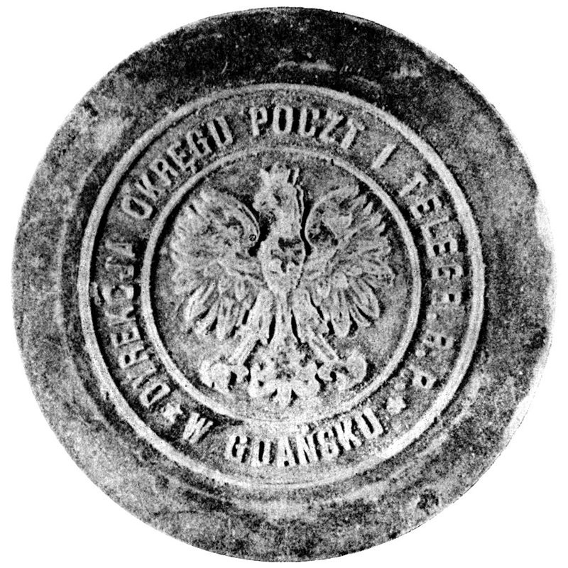 Pieczęć Poczt Polskiej w Gdańsku 1939