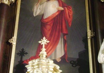 Obraz N. Serca P. Jezusa nad ołtarzem   foto graf13