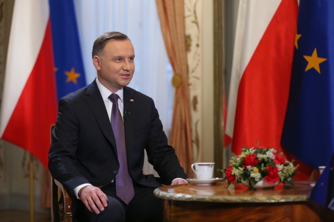 Prezydent Andrzej Duda. fot.PAP/Krzysztof Sitkowski/KPRP