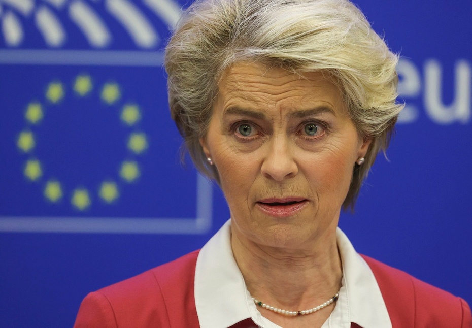 Ursula von der Leyen, szefowa Komisji Europejskiej. Fot. PAP/EPA/JULIEN WARNAND