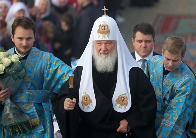 Patriarcha Moskwy i całej Rusi Cyryl I. Fot. PAP/EPA/TATYANA ZENKOVICH