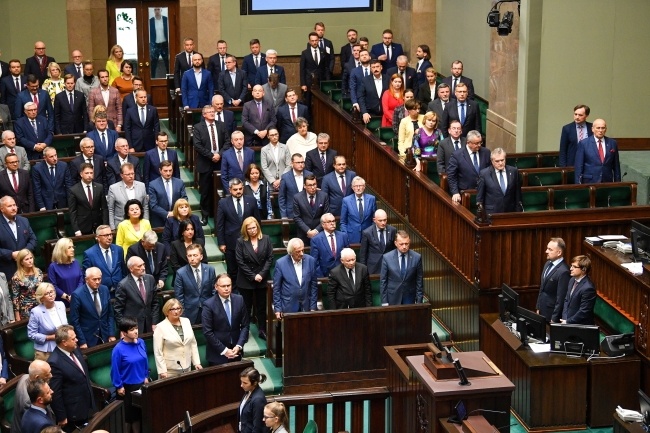 Posiedzenie Sejmu w Warszawie, fot. PAP/Radek Pietruszka