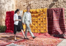 Książę i księżna Sussex podczas wizyty w Maroku w lutym br, fot. PAP/EPA/FACUNDO ARRIZABALAGA