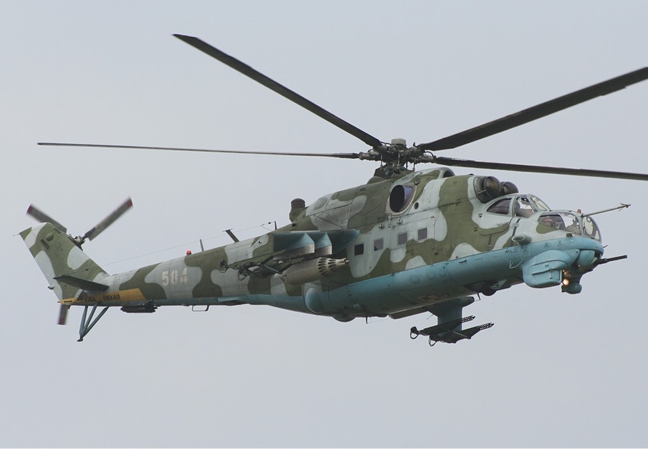 Wypadek Mi-24. Fot. Wikipedia