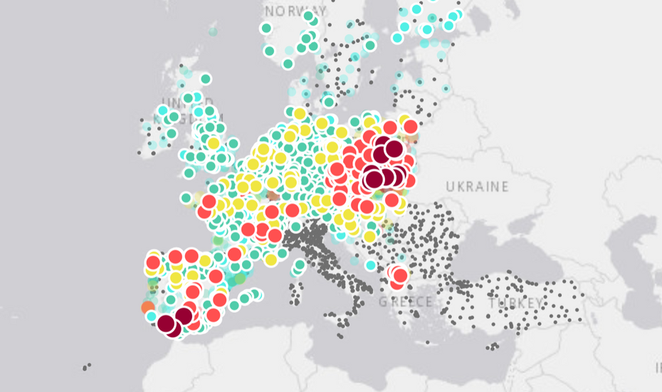 Europejski Indeks Jakości Powietrza to projekt Europejskiej Agencji Środowiska i Komisji Europejskiej. Fot. airindex.eea.europa.eu