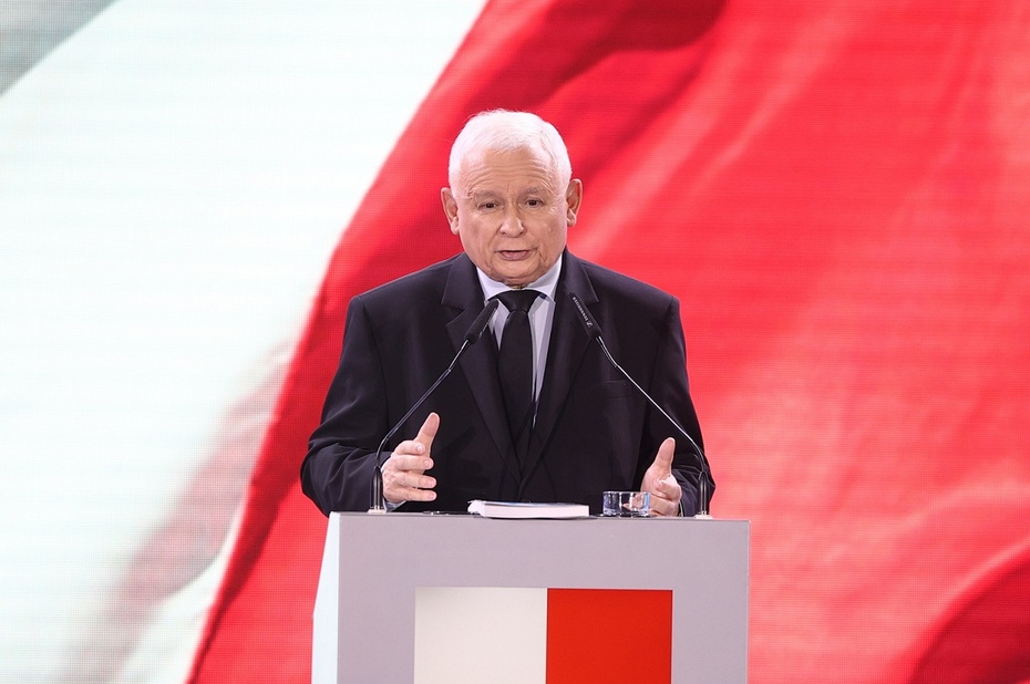 Prezes PiS Jarosław Kaczyński. Fot. PAP/Łukasz Gągulski