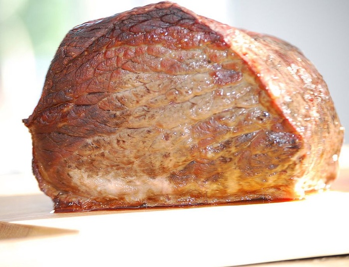 Udziec wołowy pieczony