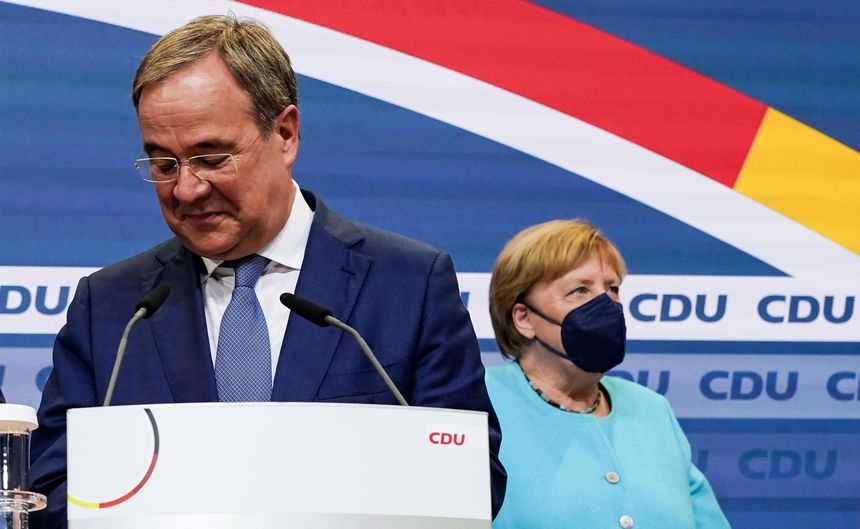CDU poniosła klęskę w wyborach w Niemczech Fot. PAP/EPA/CLEMENS BILAN / POOL