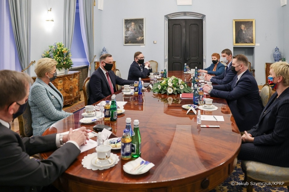 Spotkanie w Pałacu Prezydenckim, fot. Jakub Szymczuk/KPRP