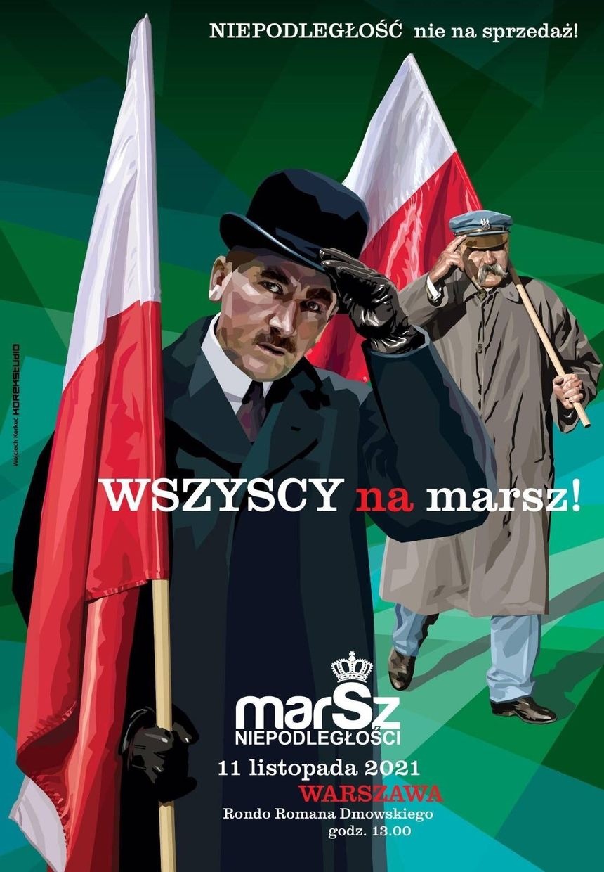 projekt plakatu - Wojciech Korkuć, KOREKSTUDIO 2021; #prawo cytatu