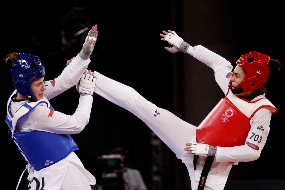 Aleksandra Kowalczuk bez brązowego medalu na Igrzyskach Olimpijskich w Tokio. Fot: PAP/EPA