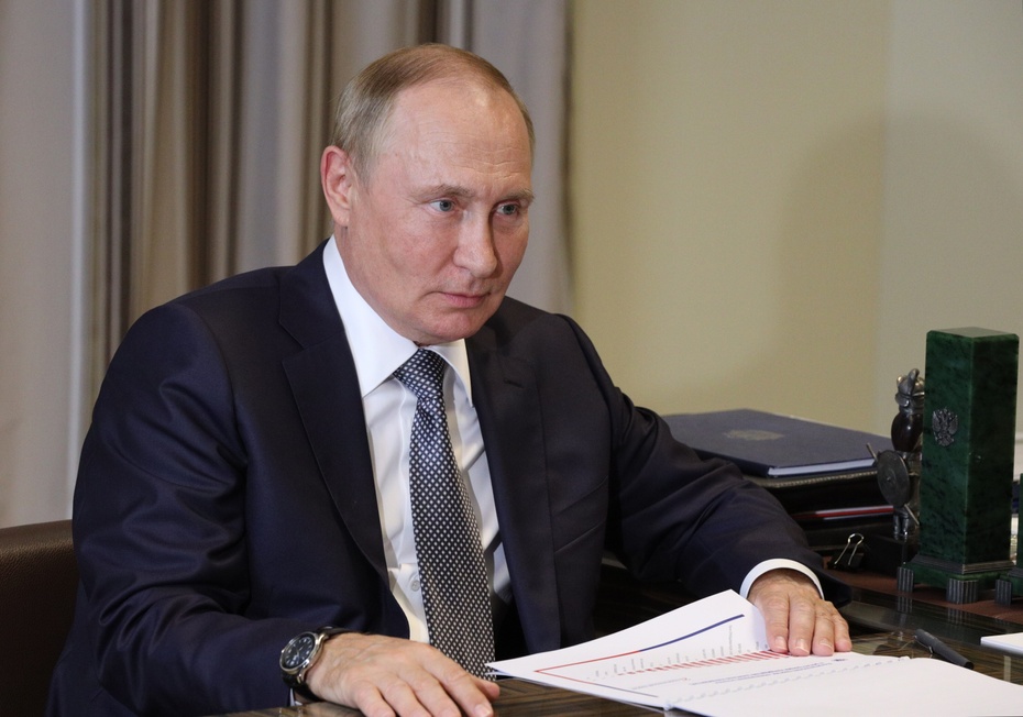 Władimir Putin odniósł się do zamachu na Darie Dugine. Źródło: PAP/EPA