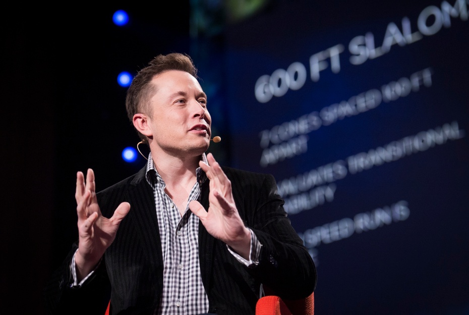 na zdjęciu: Elon Musk podczas konferencji TED. fot. Bret Hartman / TED (CC BY-NC 2.0)