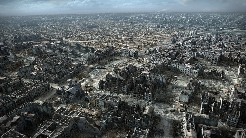 Zniszczona Warszawa po II wojnie światowej.
