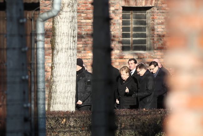 Wizyta Angeli Merkel w Auschwitz-Birkenau, fot. PAP/Adrzej Grygiel