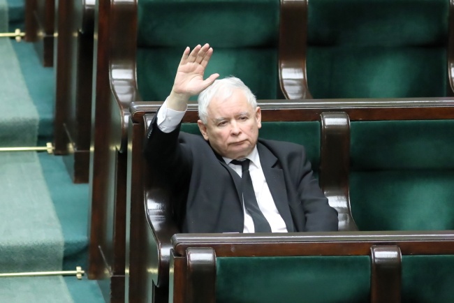 Prezes Prawa i Sprawiedliwości Jarosław Kaczyński. Fot. PAP/Leszek Szymański