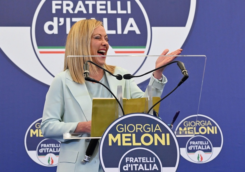 Bracia Włosi wygrali wybory parlamentarne we Włoszech. Fot. PAP/EPA/ETTORE FERRARI