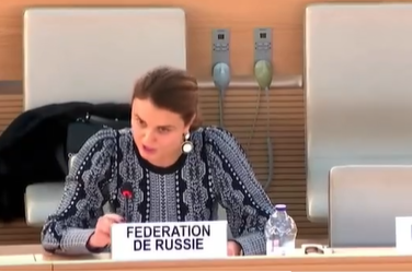 ristina Sukaczewa, przedstawicielka Rosji w ONZ. Fot. Twitter/Paweł Jabłoński