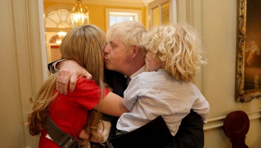 Boris Johnson zostanie ojcem ósmego dziecka. Fot. Instagram
