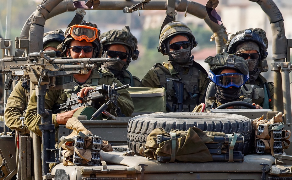 Izraelska armia. Fot. EPA/HANNIBAL HANSCHKE