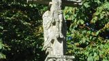 Krzyż w Santiago de Compostela (Galicia) - ten jest z czasów dawniejszych, więc bezpieczny
