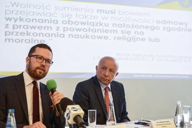 Ordo Iuris chce prawa które zabezpieczy sprzeciw sumienia. Fot. PAP/Jakub Kamiński