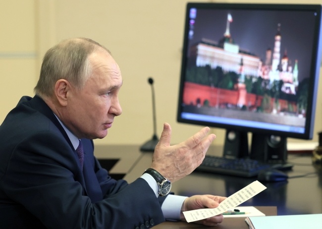 Zdaniem rosyjskiego historyka dni Władimira Putina są policzone, fot. PAP/EPA/MIKHAIL METZEL/KREMLIN POOL/SPUTNIK