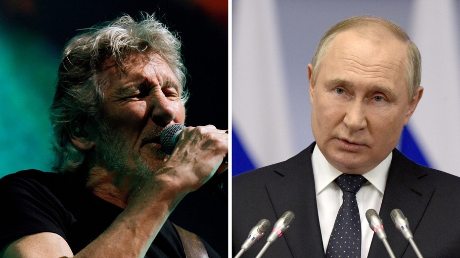 Roger Waters napisał list otwarty do Wadimira Putina, fot. Facebook/Wikipedia/Canva