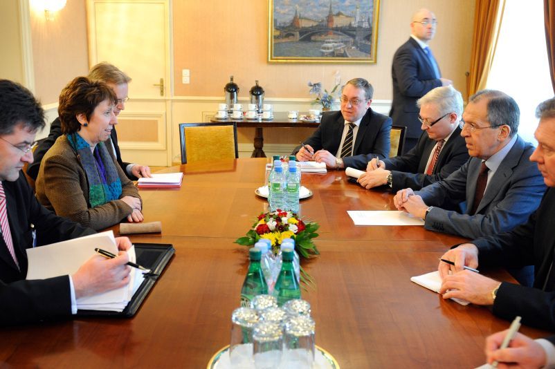 Spotkanie przedstawicieli unijnej i rosyjskiej dyplomacji, autor: European External Action Service, źródło: flickr.com