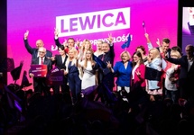 Politycy Lewicy spotkali się z wyborcami w Toruniu. fot. PAP