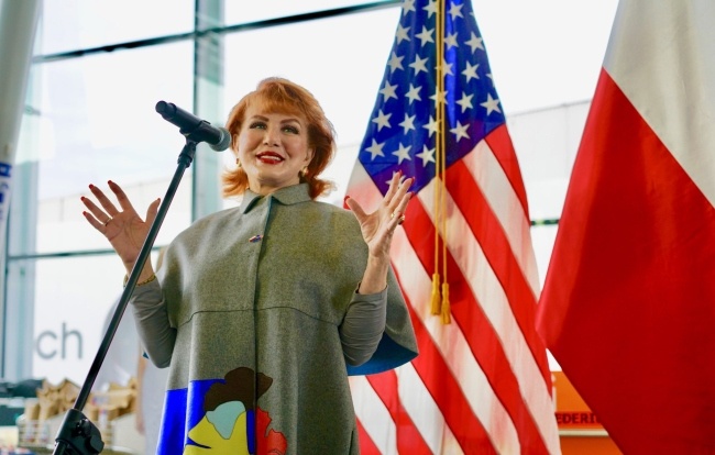 Ambasador USA w Polsce Georgette Mosbacher, fot. Twitter