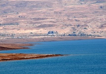 Ujście rzeki Jordan do Morza Martwego