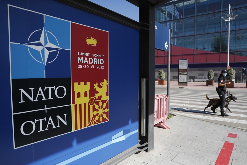 Szczyt NATO w Madrycie odbędzie się 29-30 czerwca. Fot. PAP/EPA