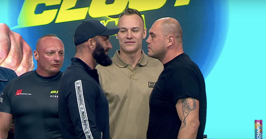 Tomasz Sarara i Dawid "Crazy" Załęcki. Fot. YouTube/Clout MMA