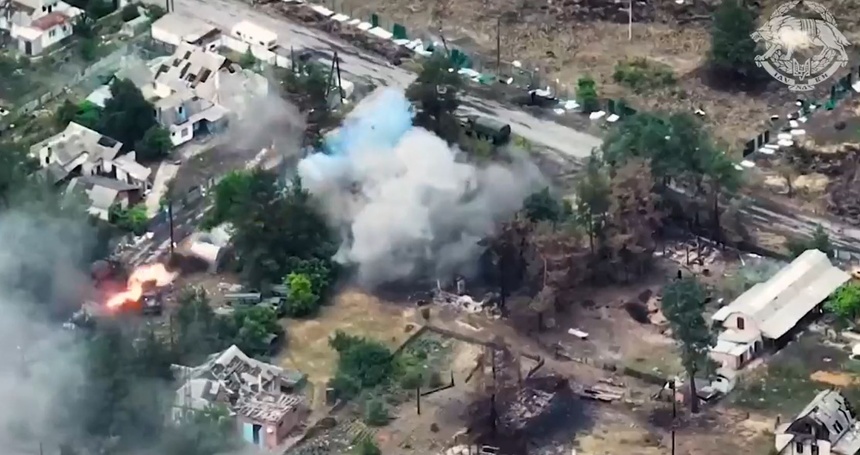Brawurowa akcja Ukraińców. Zniszczyli wyrzutnie rakiet Uragan, jest nagranie z operacji